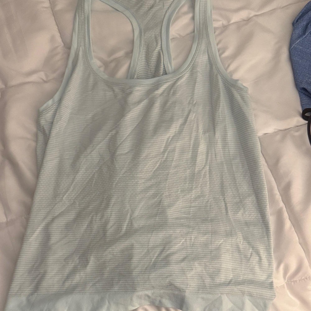 lululemon athletica Sky Blue Tank Top
